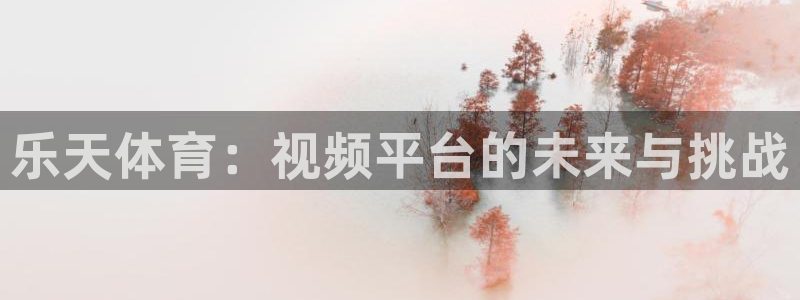 乐天体育：视频平台的未来与挑战
