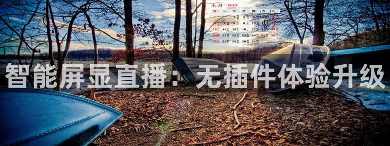 智能屏显直播：无插件体验升级